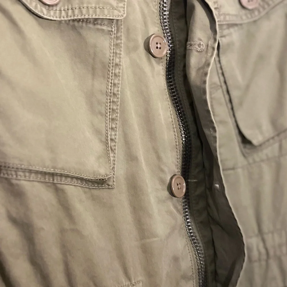 J. Crew Boyfriend Fatigue Parka Field Cargo Jacket Utility Green XS